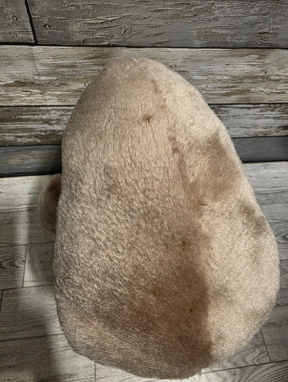Vintage Plush ET  Stuffed Toy - Soft Beige with Blue Eyes